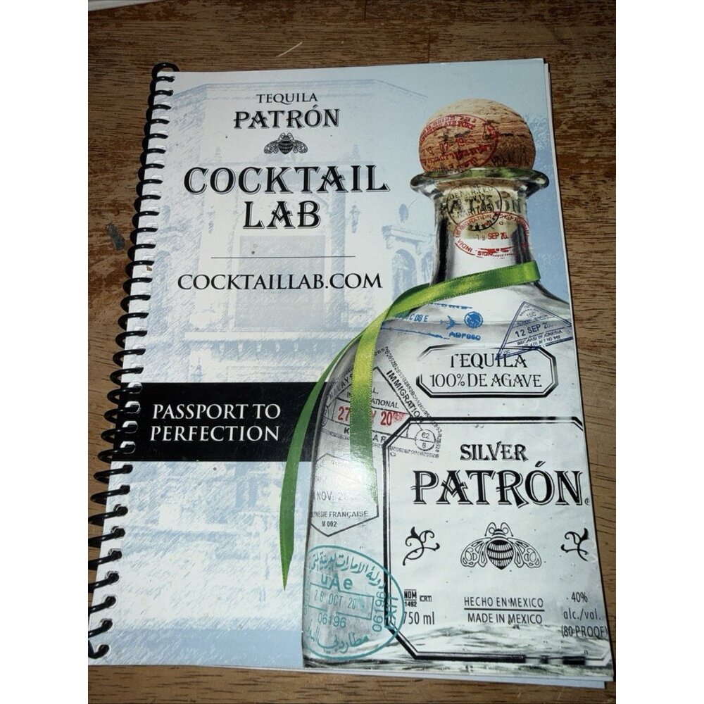 Patron Tequila Cocktail Lab Book Recipes Mixology Hard To Find Drinks